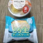 ファミリーマート　とろ生チーズケーキ&かぼちゃと栗のパフェ